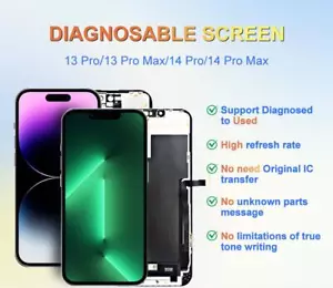 Diagnosebare Bildschirm Fix Teile für iPhone 13/13 Pro Max/14/14 Pro Max LCD Display - Bild 1 von 36