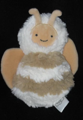 Mini Pelúcia Slumberkins Honey Bee Baby Lovey Bege Branco 7" - Imagem 1 de 3