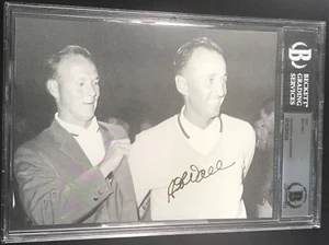 ART WALL JR 1959 MASTERS W/ GREEN JACKET HANDSIGNIERTES SIGNED PHOTO BECKETT BAS - Bild 1 von 2