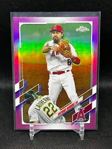 2021 Topps Chrome Baseball Pink Refractor Anthony Rendon #58 - Picture 1 of 2