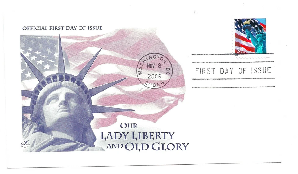 3985B Lady Liberty Vending Book, 2006,  ArtCraft FDC - Image 1 of 1