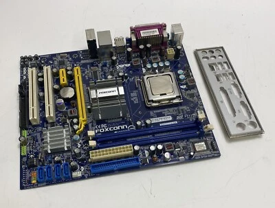 Foxconn G31MX-KA Socket 775 (LGA775) Motherboard / System Board and Back Plate - Image 1 of 4