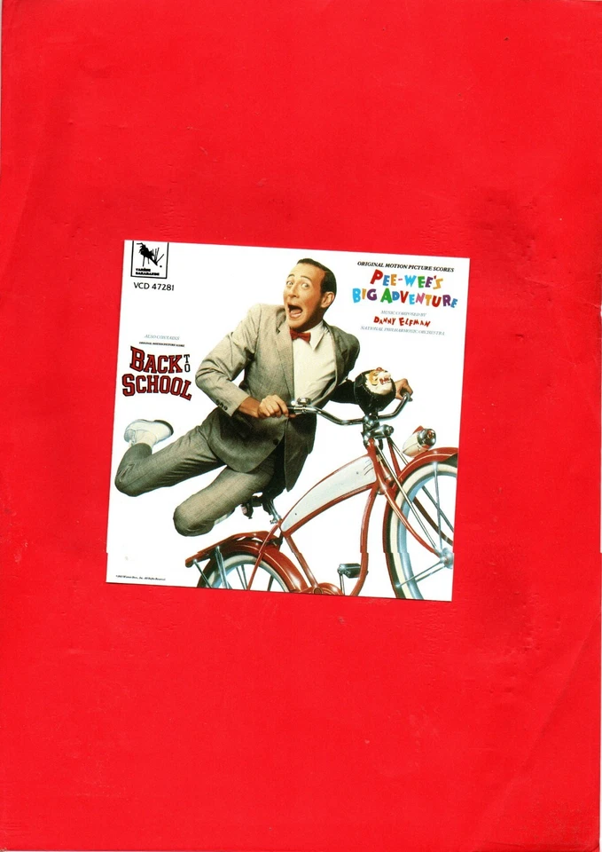 Danny Elfman - Pee-Wee's Big Adventure etc - Original Motion Picture Scores - Image 1 of 2