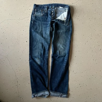 Pantalones de mezclilla con ribete japonés SugarCane 30x29 para hombre lote pequeño 2009 (etiquetado 28x32) Foto 1 de 4