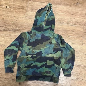 Munster Kids Green Camo Pullover Basic Hoodie, Size 5 - Picture 1 of 6