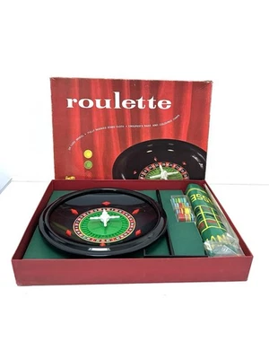 Berwick Roulette Game Wheel Balls X2 Counters Mat Vintage 1970s Table Top Game - Image 1 of 4