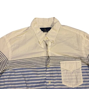 Ralph Lauren Classic Fit Mens Large Long Sleeve Button Down Striped Shirt - Picture 1 of 9