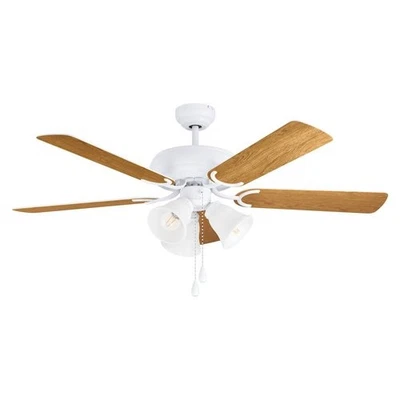 Eglo Ventilatore soffitto con luce LAS PALMAS Bianco 35076 (132x47,4cm) - Immagine 1 di 2