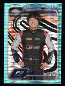 2024 Topps Chrome Formula 1 Aqua Sonar Refractors #26 Ritomo Miyata 012/150 - Picture 1 of 2