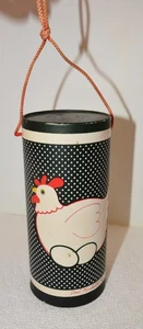 1982 PAUL MARSHALL Country Chicken Wind Chime Cardboard Noise Maker - Picture 1 of 9