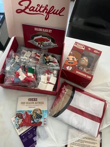2025 San Francisco 49ers Season Ticket Holder Gift Box - Lego set, Bobblehead... - Picture 1 of 5