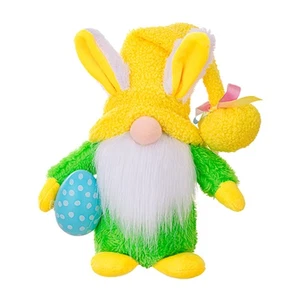 3X(Linda Lámpara Luz LED Regalo Pascua con Sombrero para Hogar Amarillo 1 Pieza E1V3) - Imagen 1 de 5