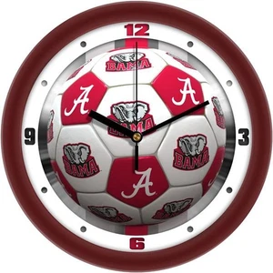 Alabama Crimson Tide Soccer Wall Clock - Picture 1 of 1