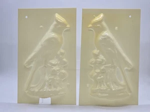 Moldes de velas vintage para pájaros de plástico de 2 piezas - Imagen 1 de 8