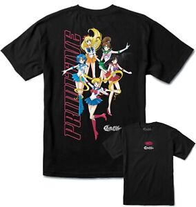 New Primitive Apparel  Sailor Moon x Collection Guardians Mens Black T Shirt