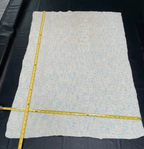 Hand Knit Baby Blanket ~ Multicolor Pastels ~ Lightweight ~ 30” X 43” - Picture 1 of 4