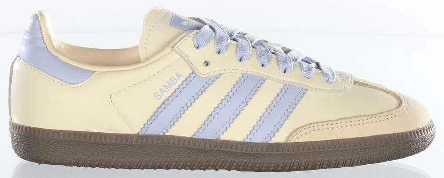 Size 10.5 - Adidas Samba OG Cream White Violet W