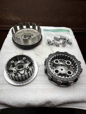 Honda CJ360T 1976 placa de embrague, centro/exterior de embrague, cesta completa, original, C5 Foto 1 de 4