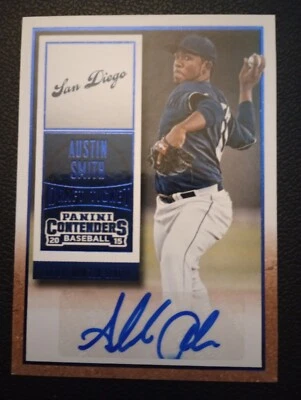 2015 Panini Contenders Austin Smith AUTOGRAPH Padres - Image 1 of 2