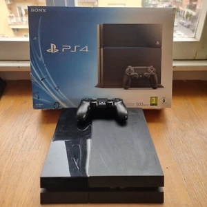 Console Playstation 4 FAT Sony PS4 500GB Nera COMPLETA (PULITA E SILENZIOSA) - Foto 1 di 14