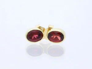 Pendientes Top Price 3,00 ct. Rodolita 585 oro amarillo 14 quilates bisutería Deta - Imagen 1 de 8