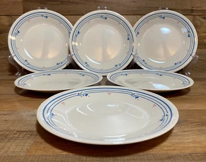 SET OF 6 - CORNING CORELLE - COUNTRY VIOLETS - 6 3/4" BREAD DESSERT PLATES - Picture 1 of 5
