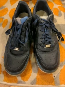 2007 Nike Air Force 1 Supreme Max Obsidian Universal Black-White - Picture 1 of 5