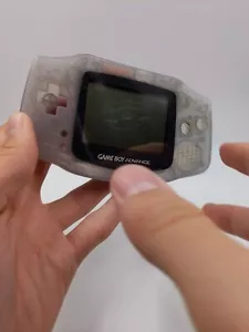 NGBAC - Nintendo Gameboy Advance Glacier GBA FOR PARTS OR REPAIR SHELL ONLY - Picture 1 of 13