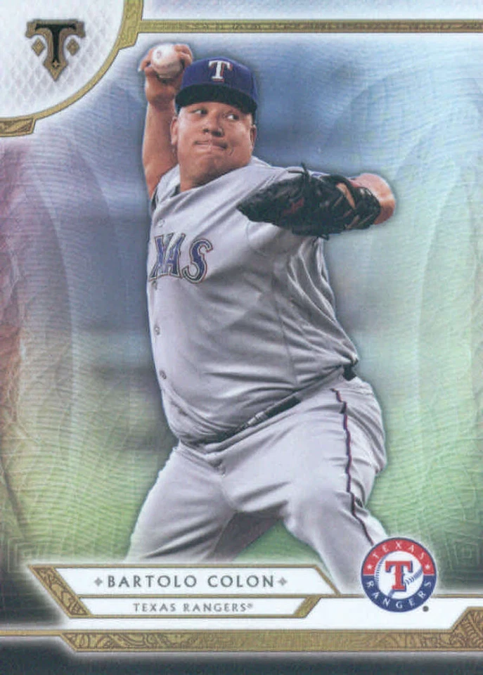 2018 Topps Triple Threads #98 Bartolo Colon Texas Rangers - Image 1 of 1