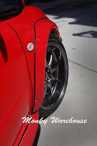 NEW FENDER GUARD WHEEL ARCH FLARE SET FOR SUBARU IMPREZA 2002-2007 SEDAN/WRX/RS - Picture 1 of 5