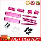 Aluminum Magnetic Invisible Body Post Mount Kit For 1/10 RC Car (Pink)