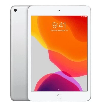 Apple iPad mini (5th Generation) 64GB, Wi-Fi + 4G (T-Mobile), 7.9in - Silver - Image 1 of 4