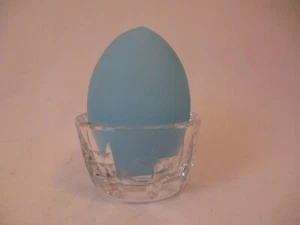 Antique 1879 Light Blue Hollow Glass Darning Egg Vintage - Picture 1 of 11