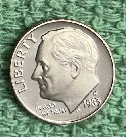 1983-S  **PROOF**  ROOSEVELT DIME - NICE COIN - L@@K AT PICTURES!!!!! Cover
