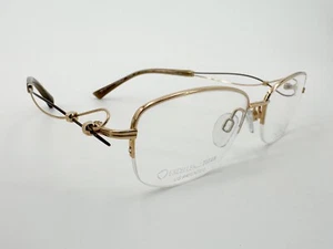 NOS Charmant Line Art XL2066 Eyeglasses FRAMES 51[]17-135 GP Gold Brown J919 - Picture 1 of 8