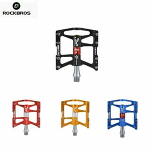 Rockbros MTB Fahrrad Aluminiumlegierung Pedal Radfahren versiegelt 4 Lager Pedale USA Lager - Bild 1 von 18