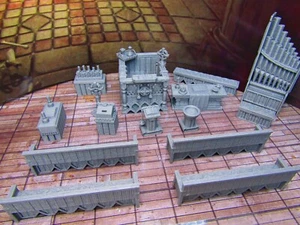 15pc Church Monastery Cathedral Set Scatter Terrain Scenery Tabletop Gaming - Picture 1 of 5