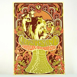 Poster serigrafico serigrafato 24x17 tour invernale Quicksand 2013 AS* - Foto 1 di 3