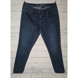 Apt 9 16 Skinny Jean's Blue Distressed Stretch Medium Wash Denim - Picture 1 of 8