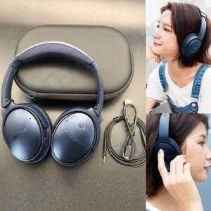 Bose QuietComfort QC35 II WIRELESS Cuffie Bluetooth Cancellazione del Rumore - Blu - Foto 1 di 8