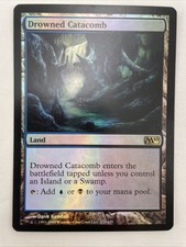 Drowned Catacomb x1 *FOIL* MTG M10 Core Set 2010 1x Magic Excellent Light Play