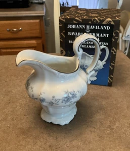 Johann Haviland Blaue Girlande Milchkännchen Bavaria Vintage, makellos + Box KOSTENLOSER VERSAND - Bild 1 von 7