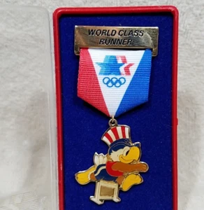PIN CINTA XXIII de los Juegos Olímpicos de Los Ángeles 1984 clase mundial Sam The Eagle Hurdles - Imagen 1 de 14