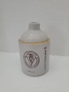 Old 6"STONEWARE CROCK JUG Vanilla Ext.Zachary Rollingstone Minnesota+Devil - Picture 1 of 3