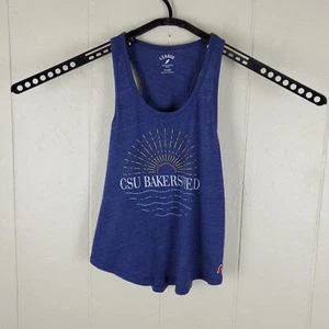 CSU Bakersfield Tank Top Womens Large Blue Scoop Neck Racerback Sleeveless - Picture 1 of 16