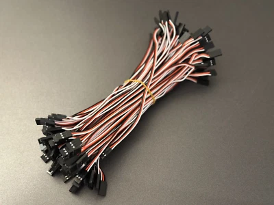 ✅ 5x JR Servo Verlängerungskabel (20cm Stecker zu Stecker) 26AWG 3Pin RC - Bild 1 von 3