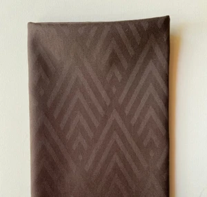 Ralph Lauren Jazz Age Geometric in Sable Brown Designer Fabric Remnant 24x24" - Picture 1 of 3