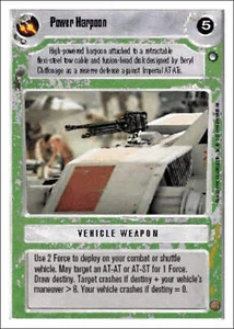 Star Wars CCG Power Harpoon - Hoth WB - Imagen 1 de 2