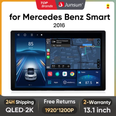 13.1" Für Mercedes Benz Smart Forfour Fortwo 453 Autoradio Carplay NAVI 6+128GB - Bild 1 von 4