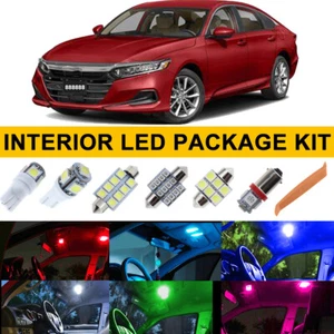 14PCS Blue Interior LED Lights Package Kit For Honda Accord 2013-2018 2019 2020 - Picture 1 of 7